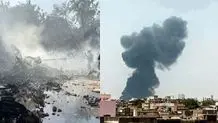 یک نفر از سقوط هواپیمای هندی نجات پیدا کرد + ویدئو