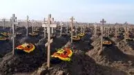 تخریب گورستان سربازان واگنر پس از مرگ پریگوژین/ ویدئو

