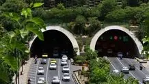 باند جنوبی تونل رسالت امشب مسدود است 