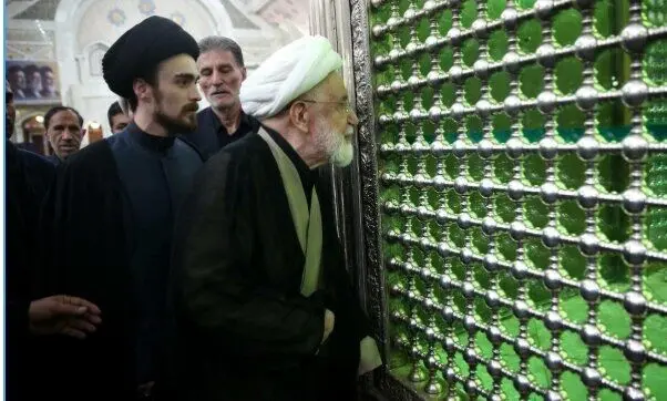 مهدی کروبی به حرم امام خمینی (ره) رفت + عکس