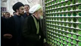 مهدی کروبی به حرم امام خمینی (ره) رفت + عکس