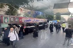 پیاده روی اربعین در تهران آغاز شد + عکس و جزئیات