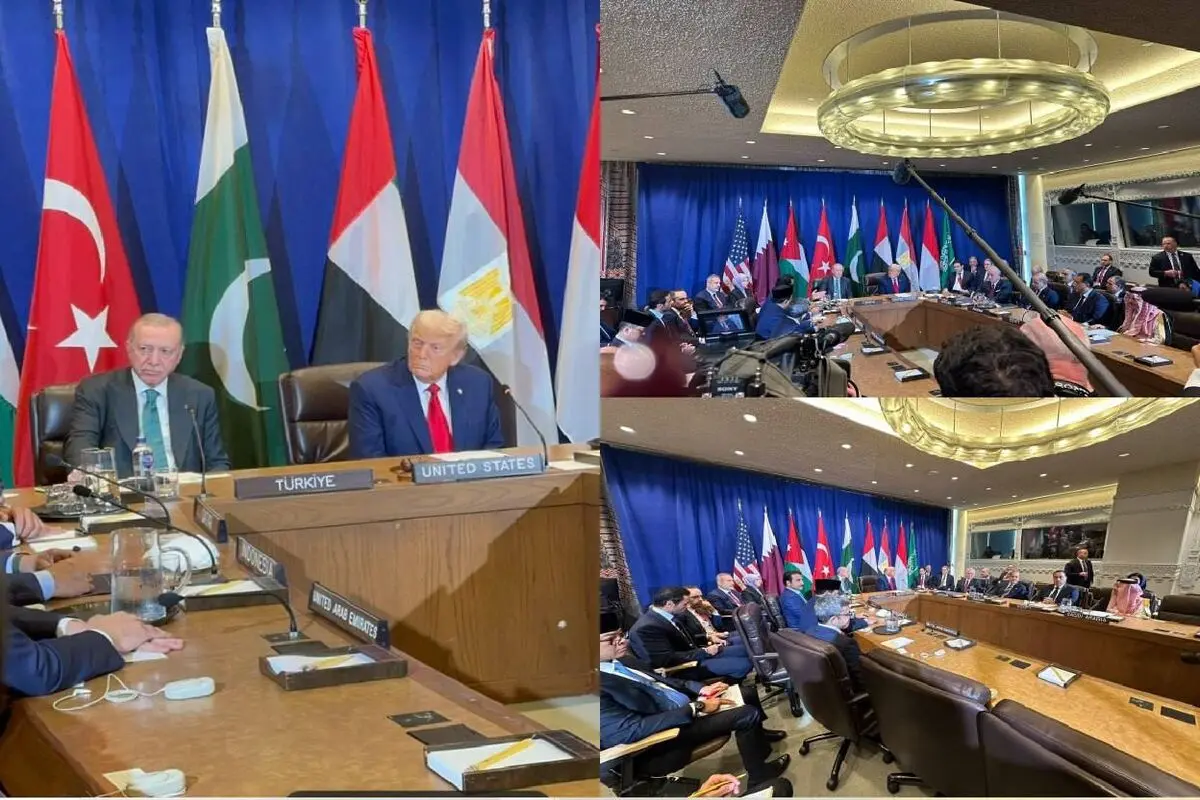 نشست ترامپ و سران کشورهای عربی درباره فلسطین برگزار شد