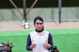 حضور هانیه رستمیان در جام ریاست فدراسیون جهانی تیراندازی