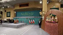 شوخی جالب و متفاوت رهبر انقلاب با حسین رضازاده/ عکس

