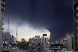 انتقال دوده‌های انفجار به لایه‌های بالایی جو/ خطر تنفسی برای شهروندان محدود بود