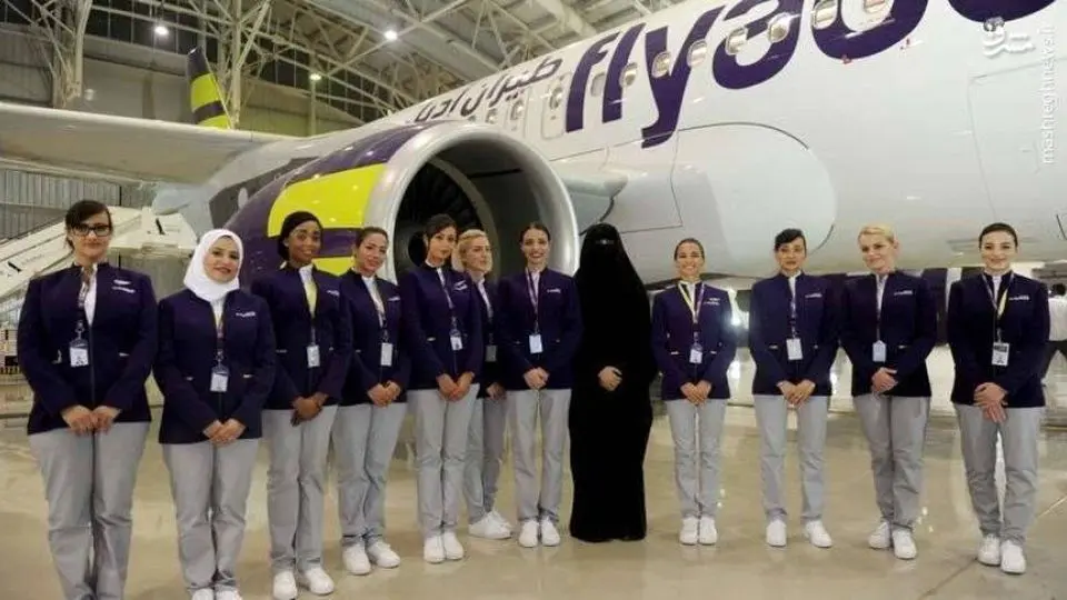ثبت نخستین پرواز در عربستان با استفاده صد درصدی از نیروهای زن