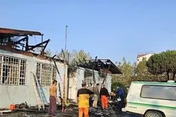 تعداد جانباختگان کمپ ترک اعتیاد لنگرود به ۳۶ تن رسید
