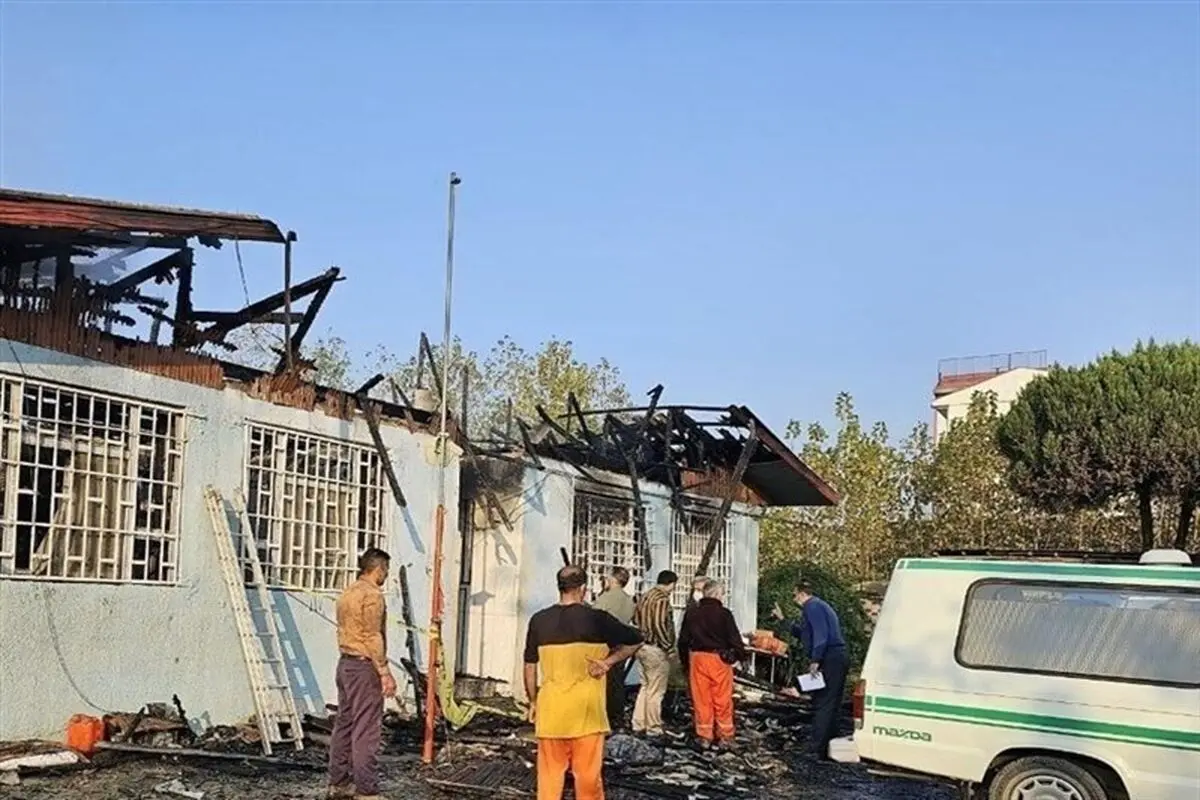 تعداد جانباختگان کمپ ترک اعتیاد لنگرود به ۳۶ تن رسید
