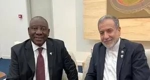 عراقچی با رئیس‌جمهور آفریقای جنوبی دیدار کرد