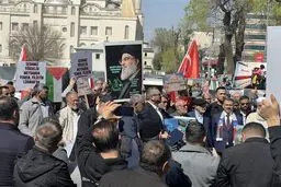 راهپیمایی روز قدس در استانبول ترکیه