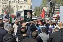 راهپیمایی روز قدس در استانبول ترکیه