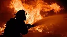 آتش‌سوزی گسترده در آران و بیدگل