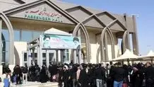 ازدحام جمعیت در پایانه مرزی مهران 