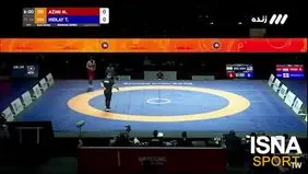 مبین عظیمی طلای ۹۲ کیلوگرم گرفت