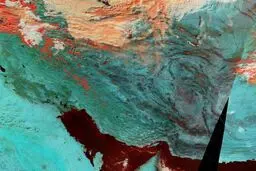 پوشش برف در ایران از نگاه ناسا