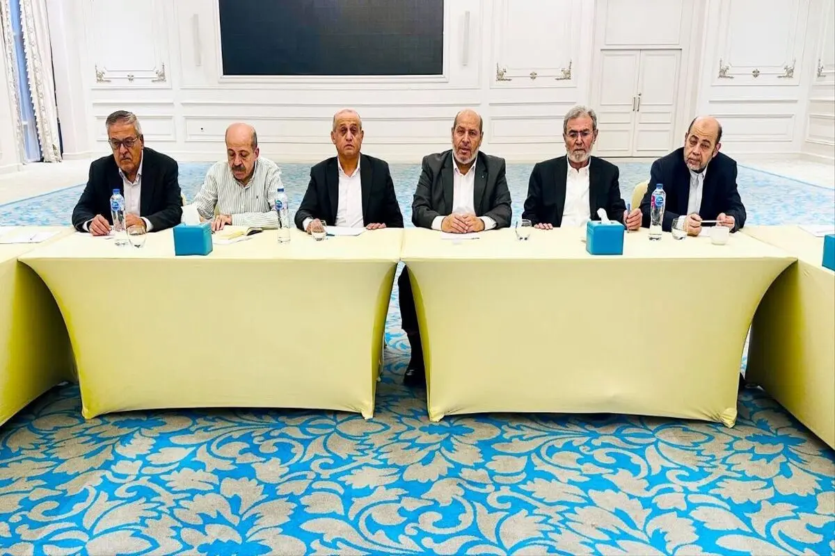 دیدار حماس با روسای جریان ملی دموکراتیک و جریان فتح