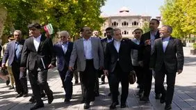 بازدید عاصم منیر از میدان مشق همراه با عراقچی + عکس