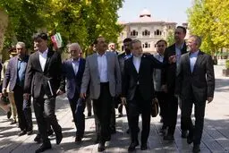 بازدید عاصم منیر از میدان مشق همراه با عراقچی + عکس