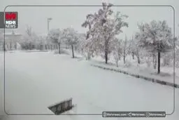 بارش سنگین برف در چادگان