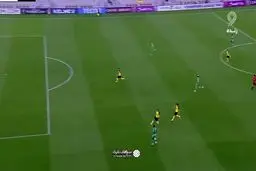 گل اول الاهلی به سپاهان+ ویدئو