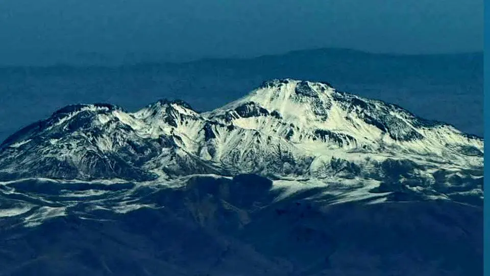 در سبلان برف بارید

