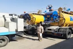 اعزام تانکرهای آبرسانی  از تهران به همدان

