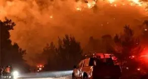 تنگه داردانل همچنان بسته است / آتش‌سوزی ادامه دارد 