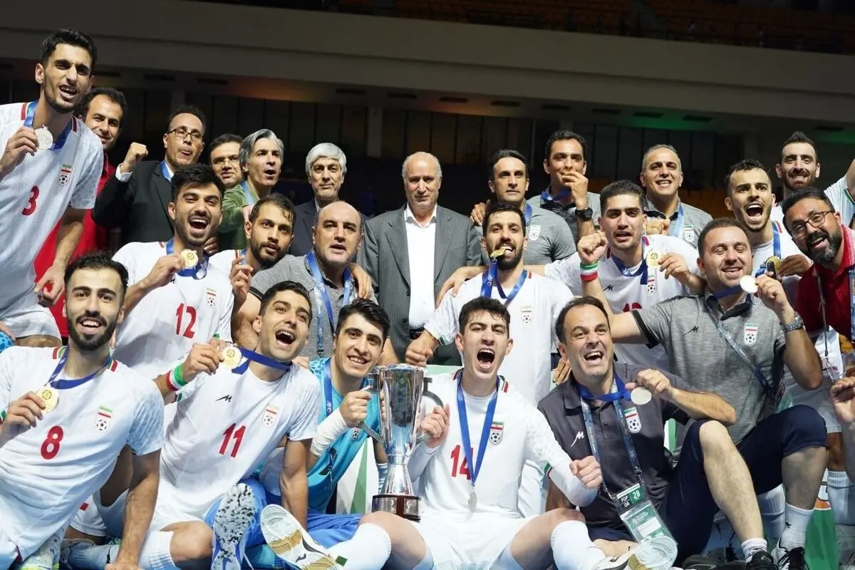 ایران پادشاه فوتسال آسیاست/ عکس