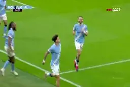 گل دوم منچسترسیتی به نیوکاسل+ ویدئو