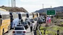 ترافیک پرحجم در محور‌های منتهی به مهران 