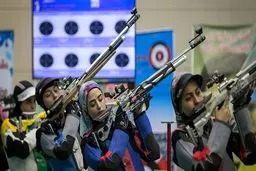 سیدات ایران یحرزن میدالیة ذهبیة في بطولة کاس العالم للرمایة في البرازیل