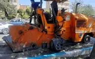 عملیات اجرای حفاری فیبرنوری در شهر همدان