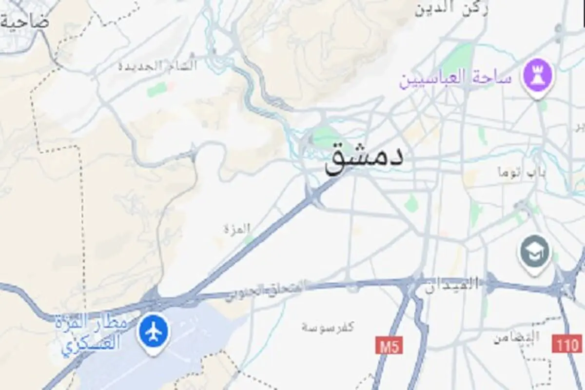 «مساکن برزه» دمشق بمباران شد