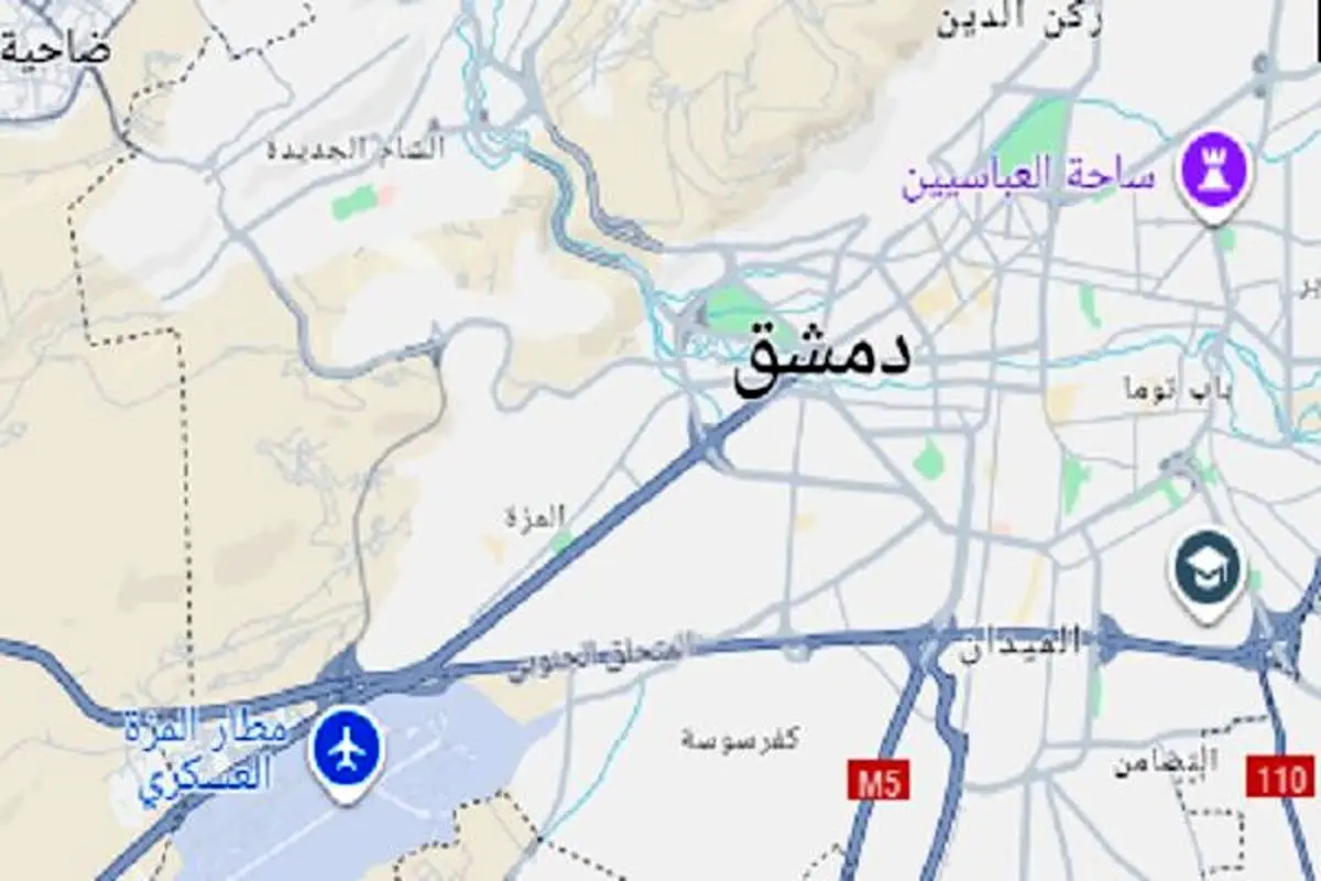 «مساکن برزه» دمشق بمباران شد