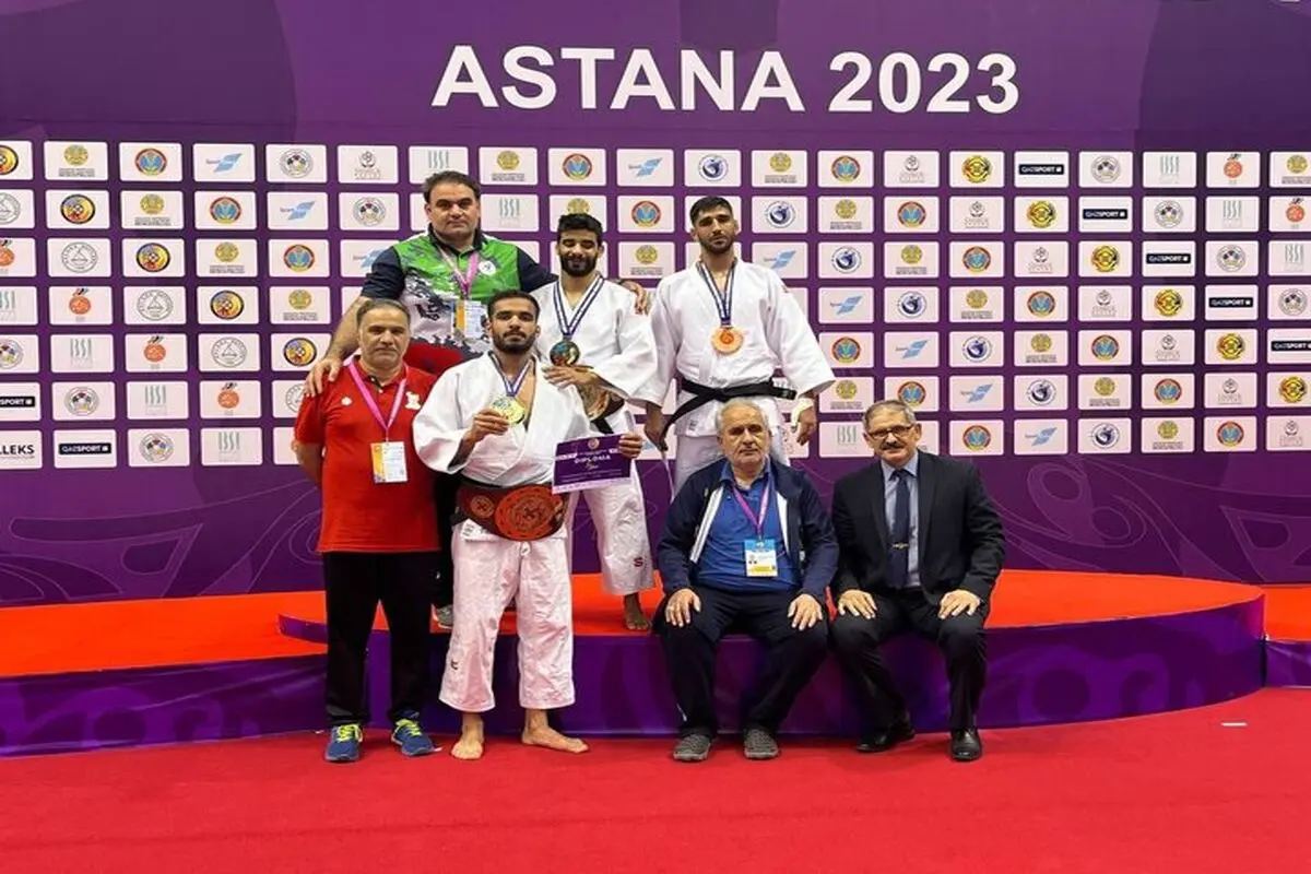 منتخب الجودو الایرانی للمکفوفین یحصل على لقب اسیا فی کازاخستان