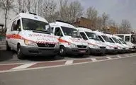 حمله افراد ناشناس به آمبولانس اورژانس