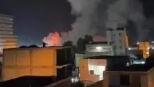 لحظه حمله آمریکا به اسکله صیادی بندرعباس + ویدئو