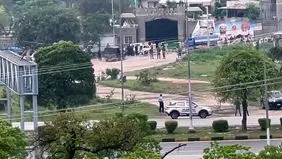 لحظه عزیمت هیئت امریکایی در اسلام‌آباد به محل اقامتشان + ویدیو