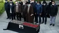 Leader leads his companion's funeral