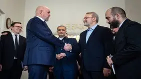 دیدار وزیر انرژی روسیه و علی لاریجانی