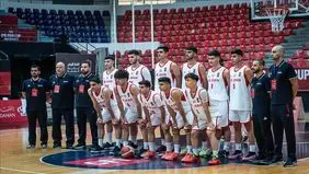 ناکامی نوجوانان بسکتبال ایران برابر لبنان در غرب آسیا
