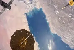 خلیج فارس از نگاه فضانوردان ساکن ایستگاه فضایی بین‌المللی/ ویدئو

