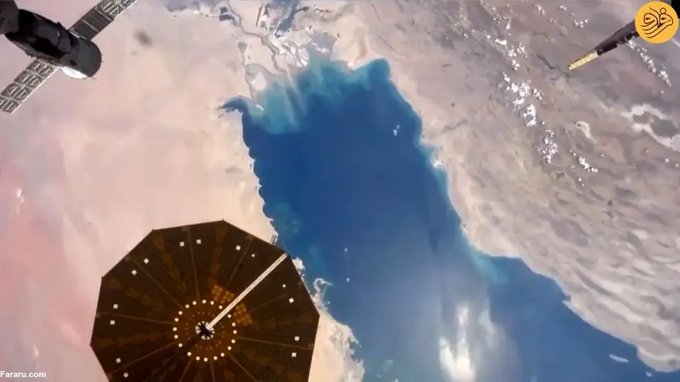 خلیج فارس از نگاه فضانوردان ساکن ایستگاه فضایی بین‌المللی/ ویدئو

