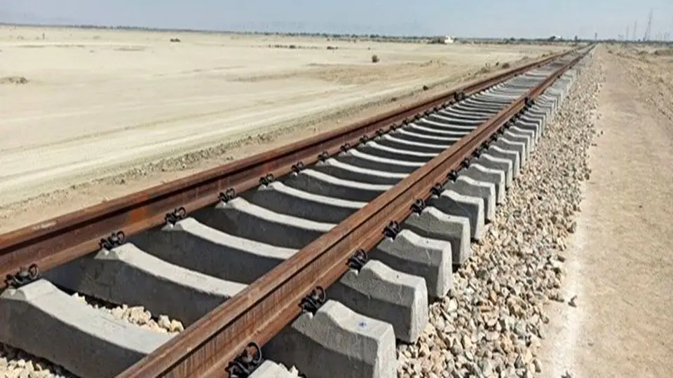 انجاز بناء خط سکة حدید زاهدان - خاش جنوب شرق ایران