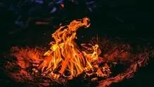 آتش‌سوزی گسترده پارکی در قرچک