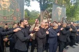 حضور پزشکیان در نماز ظهر عاشورا تبریز+ویدئو