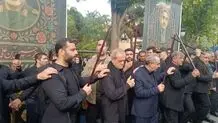 حضور پزشکیان در نماز ظهر عاشورا تبریز+ویدئو