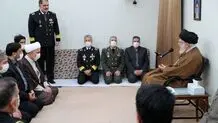 Leader receives Navy commanders, officials