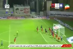 گل اول گل گهر به نساجی+ ویدئو